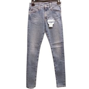 AG Adriano Goldschmied NWT Farrah High Rise Light Blue Skinny Jeans Size 23